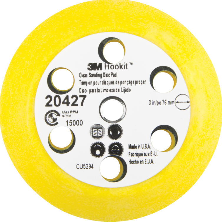 3M™ Clean Sanding Disc Pad Kit, 20427, 3 in