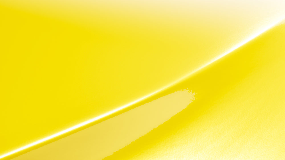 thumbnail image 2 of Super Gloss Yellow Vinyl Wrap Film - 9ft X 5ft (108in X 60in) - Air Bubble Free 2 of 4