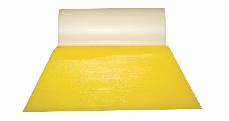 Hoja de escobilla de goma turbo amarilla de 3 1/2"