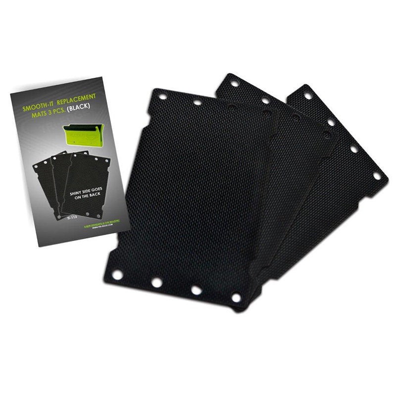 smooth it replacement mats, 3 pieces black