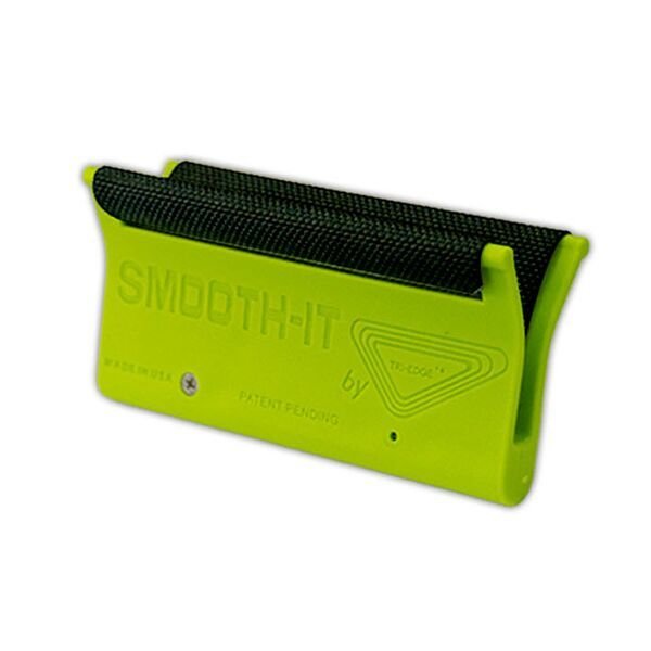 green smooth it tool, with black mats