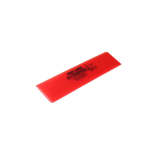 8" Red Line Extractor 1/4" Thick Double Bevel Squeegee Blade