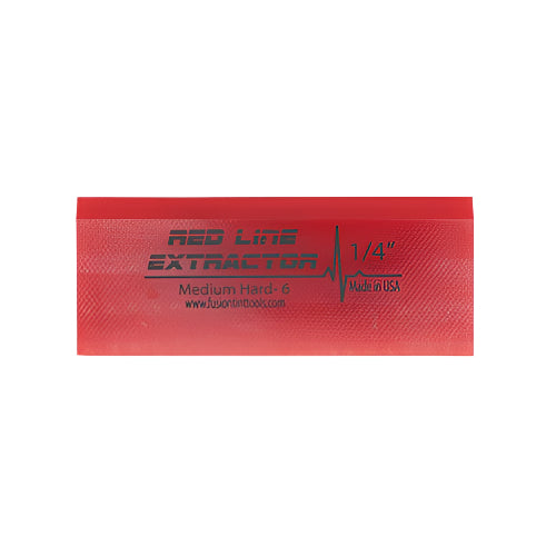 5" Red Line Extractor 1/4" Thick, Double Beveled Squeegee Blade