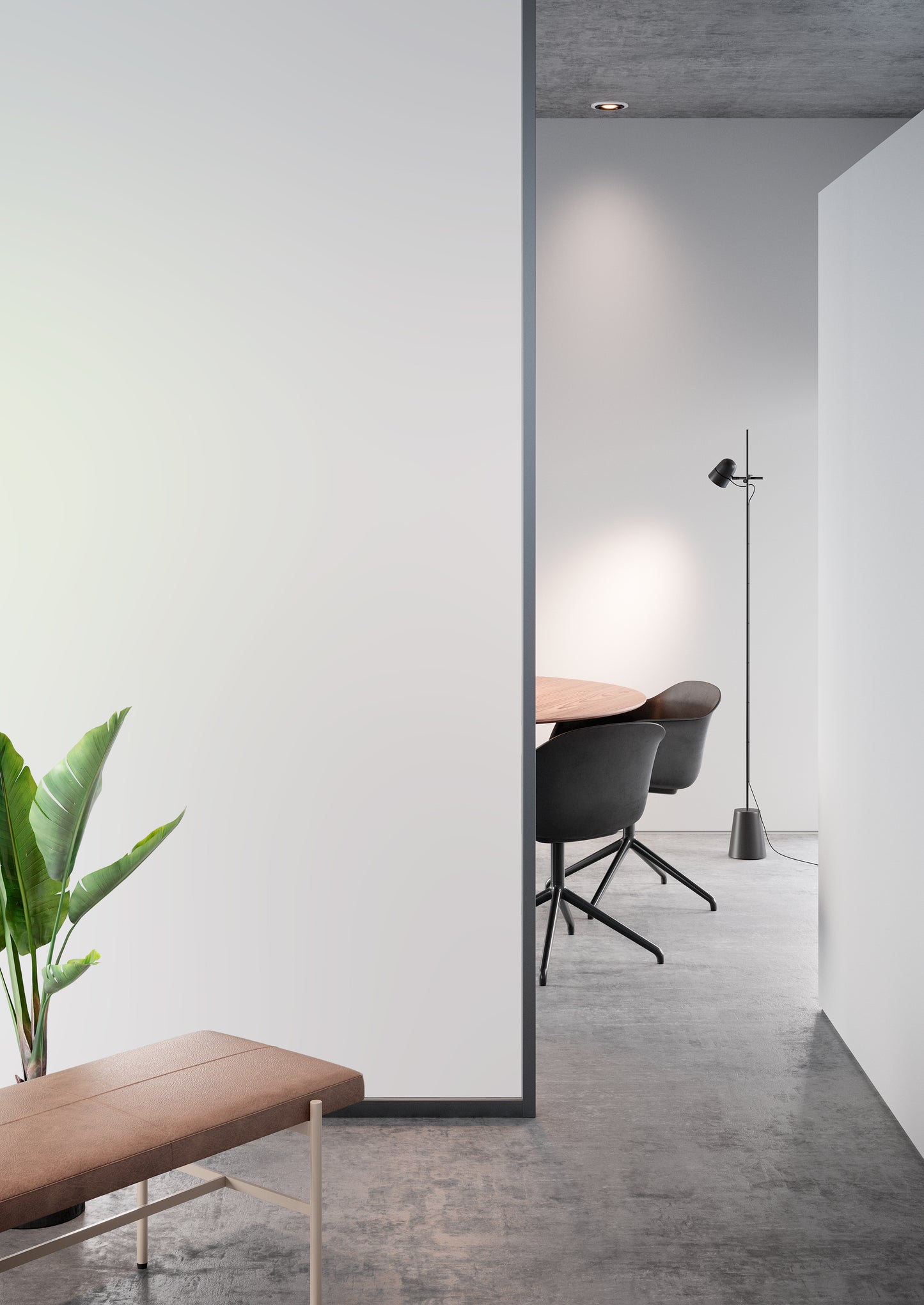 3M™ FASARA™ Glass Finishes Frost/Matte Milky Crystal, SH2MLCRX