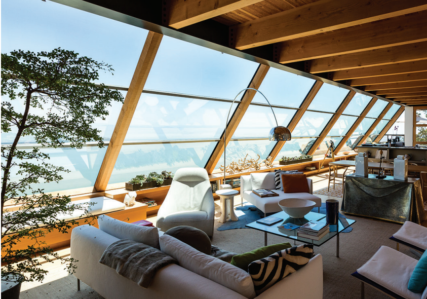 home living room with sunlight coming through windows