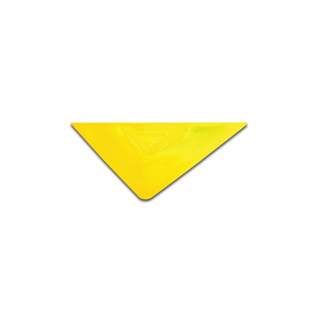Tri edge yellow, triangle shape. 