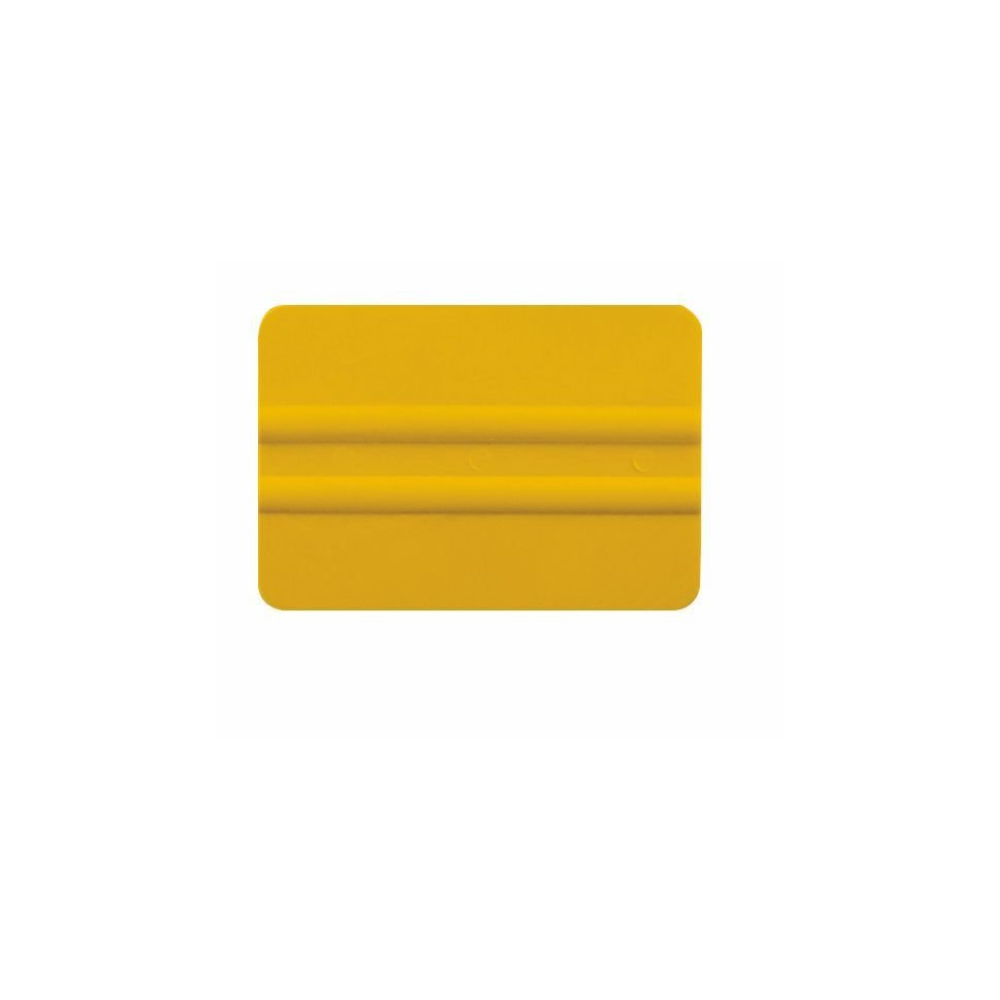 Yellow Lidco squeegee, rectangle