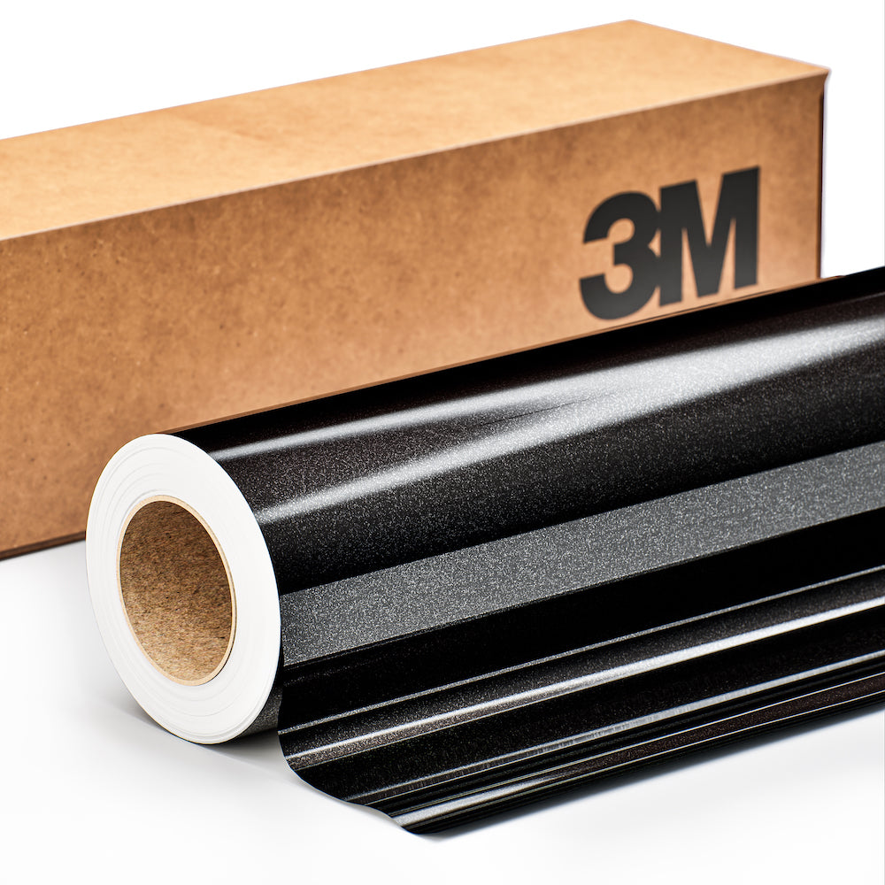 Película envolvente 3M™ 2080, negro metálico de alto brillo (HG212)