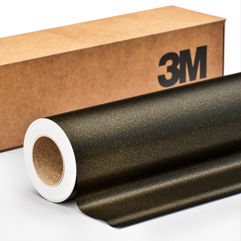 3M™ Wrap Film 2080, Satin Gold Dust Black (SP242)