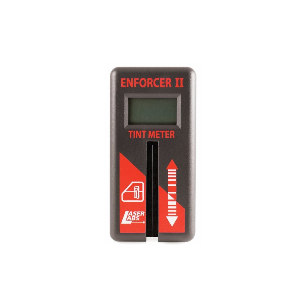 Enforcer two, tint meter with screen, red and black.