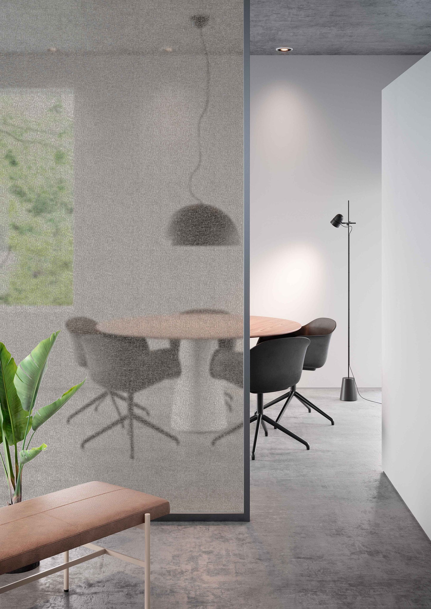 3M™ FASARA™ Glass Finishes Fabric Buckram Pearl + Gray, SH2FGBUG