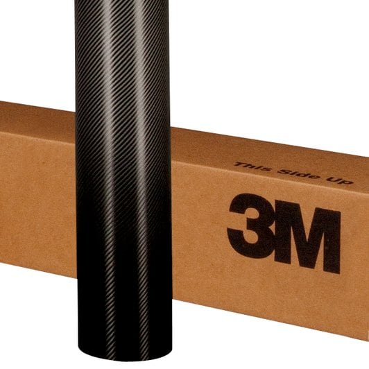 3M™ Wrap Film 2080-CFS12, Carbon Fiber Black