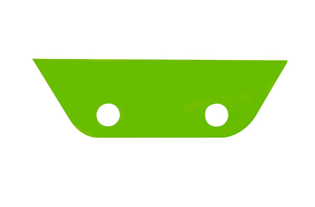 Green tail fin