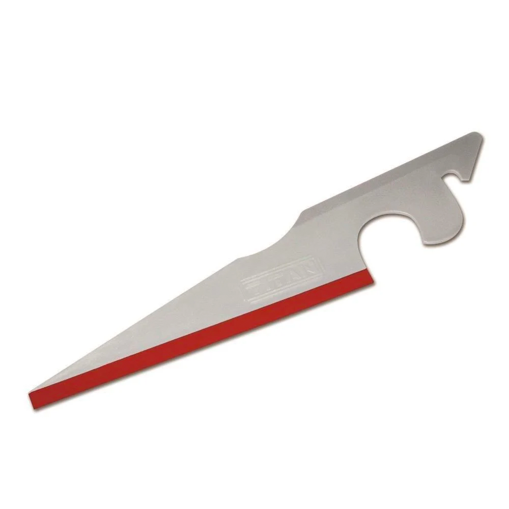 Red titan squeegee, red blade and metal 