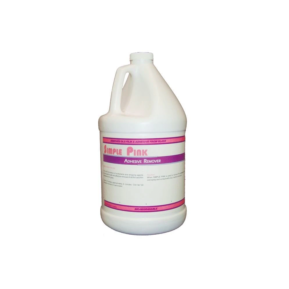 Simple pink, adhesive remover