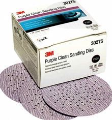 3M™ Hookit™ Purple Clean Sanding Disc 334U, 30275, 3 in, P320