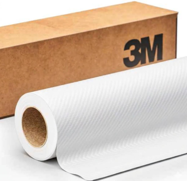 3M™ Wrap Film Series 2080, Carbon Fiber White (CFS10)