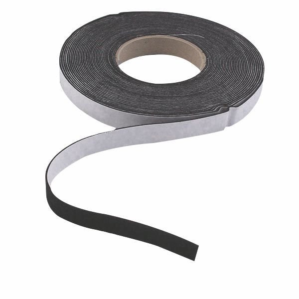 Fieltro acrílico negro de 3/4" de ancho