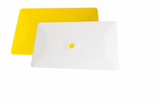 White Hard Card Squeegee 6"