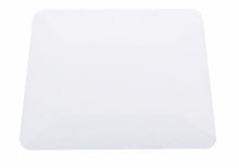 White Hard Card Squeegee 4"