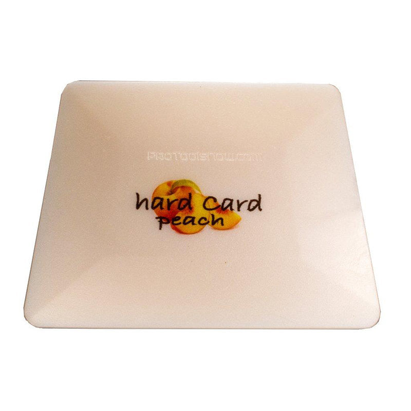 Peach Hard Card Squeegee