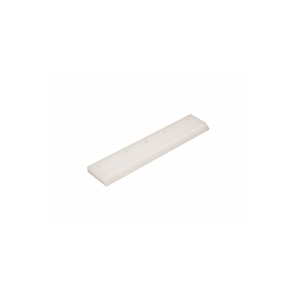 flat roof squeegee blade, white.