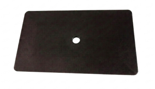 6” Black Hard Card Squeegee