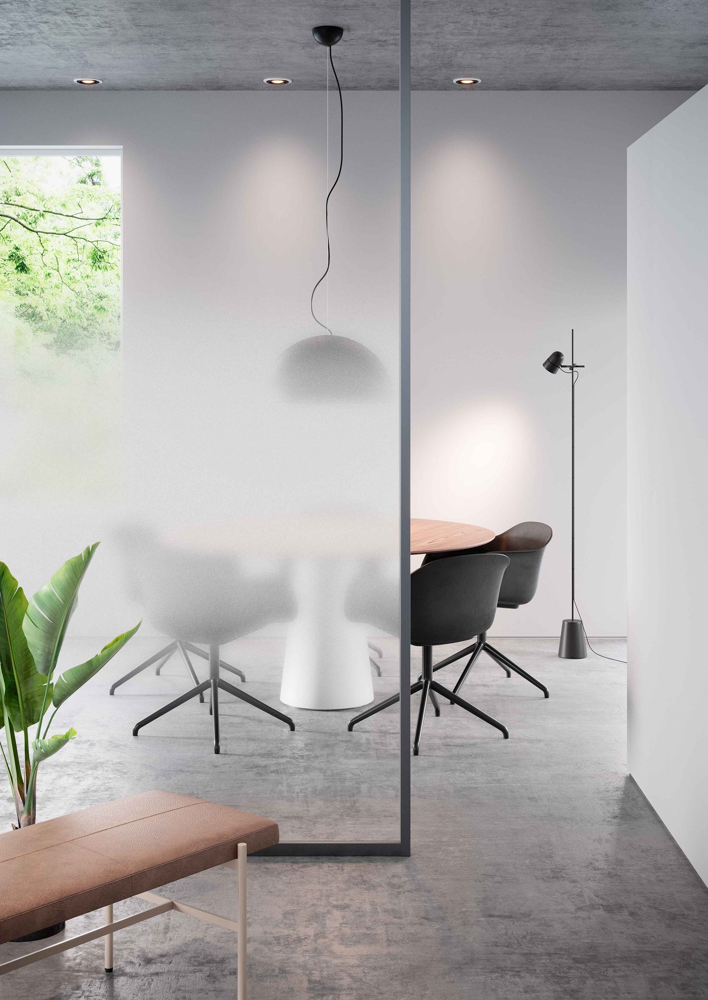 3M™ FASARA™ Glass Finishes Gradation Cloud Narrow White, SH2FGCN