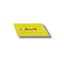 Yellow diamond tip, firm flex, diamond tip squeegee