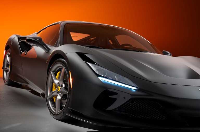 Black matte ferrari