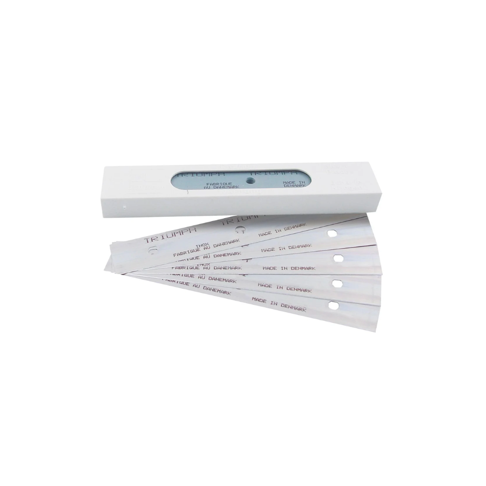 Carbon scraper blades, white