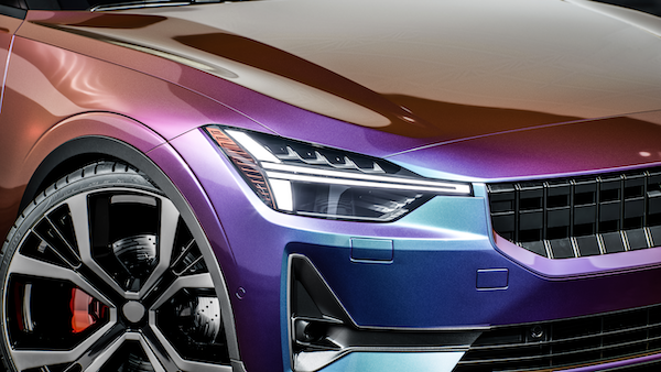 close up of a car hood wrapped in 3m wrap film