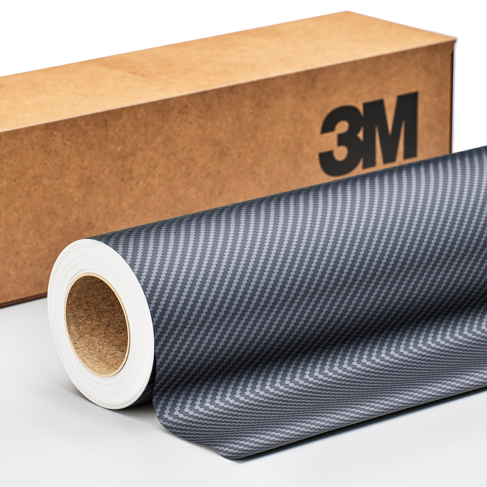 3M™ Wrap Film 2080, Carbon Fiber Anthracite (CFS201) – Accent
