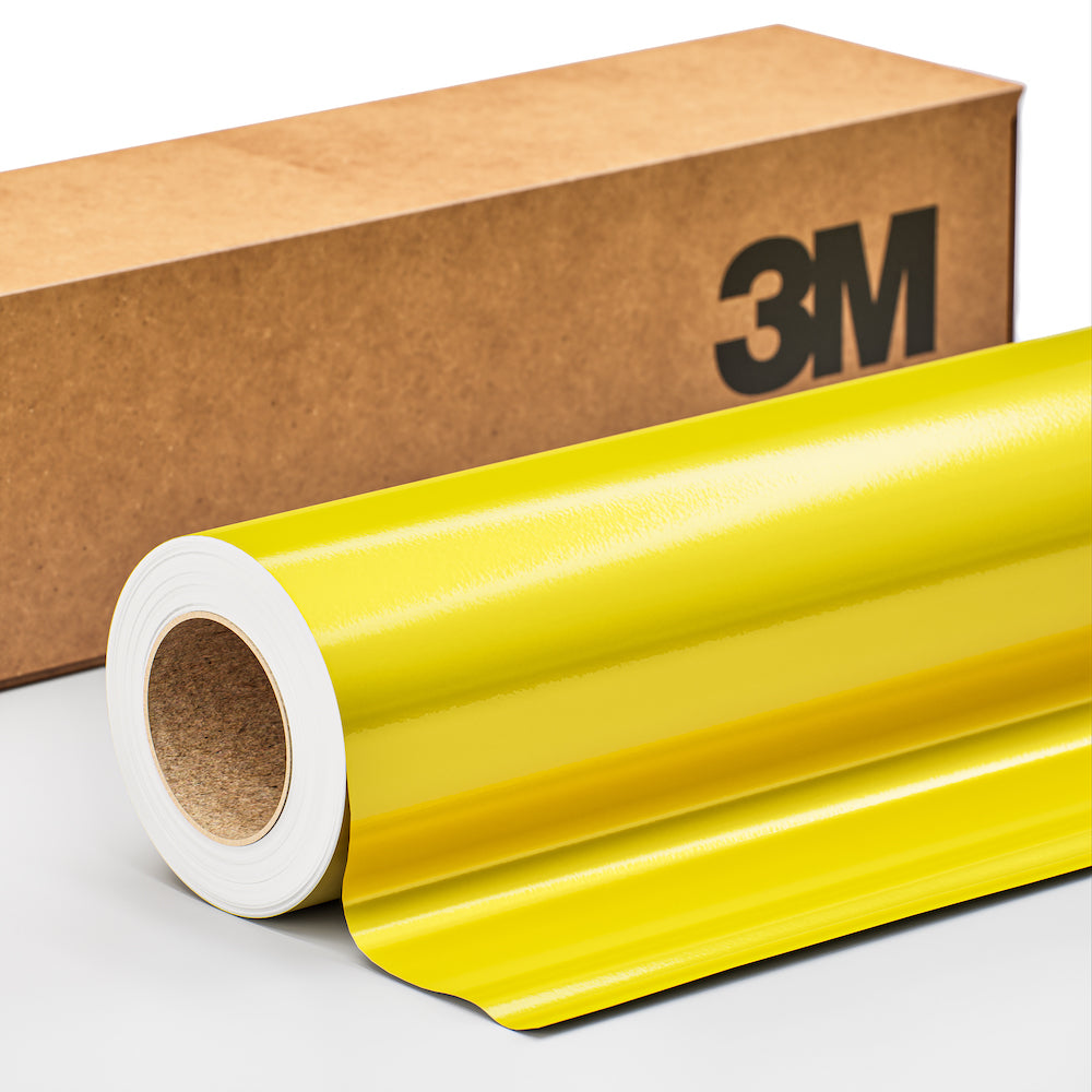 3M™ Wrap Film 2080, Gloss Bright Yellow (G15) – Accent Distributing