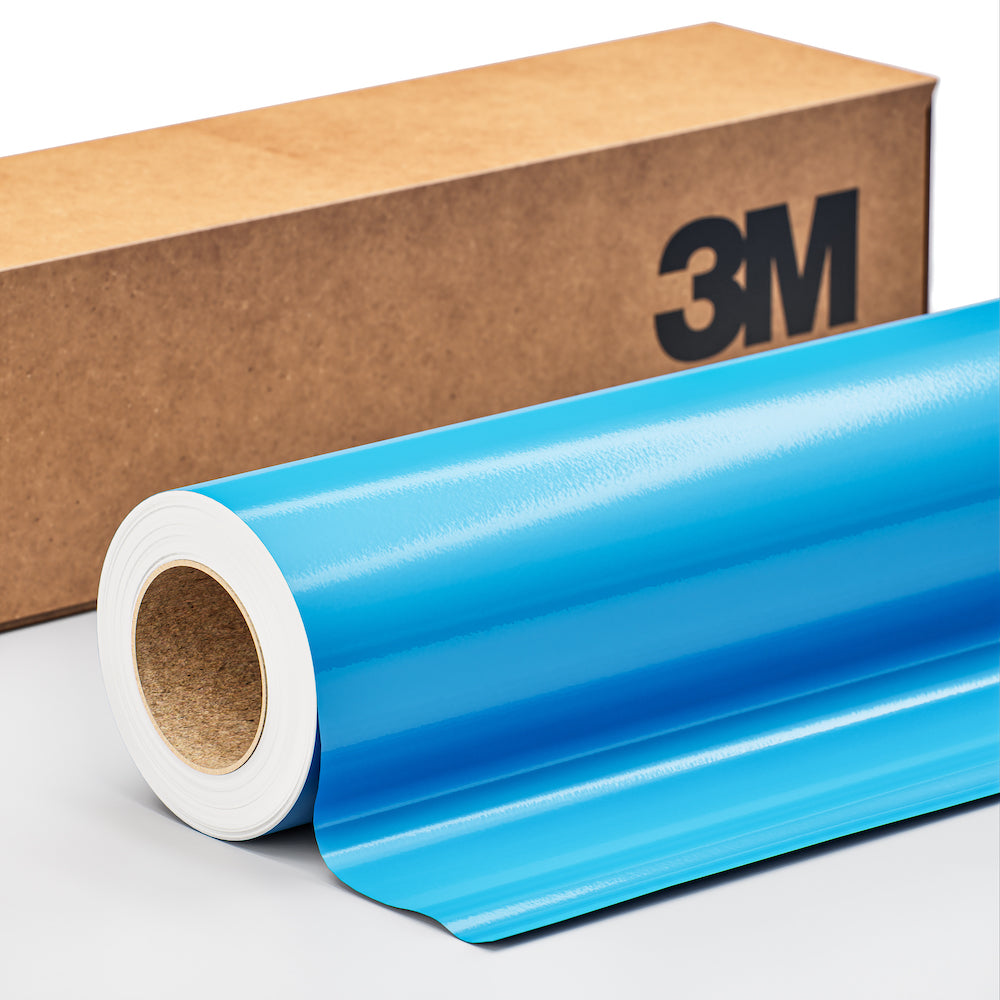 3M™ Wrap Film 2080, Gloss Sky Blue (G77)