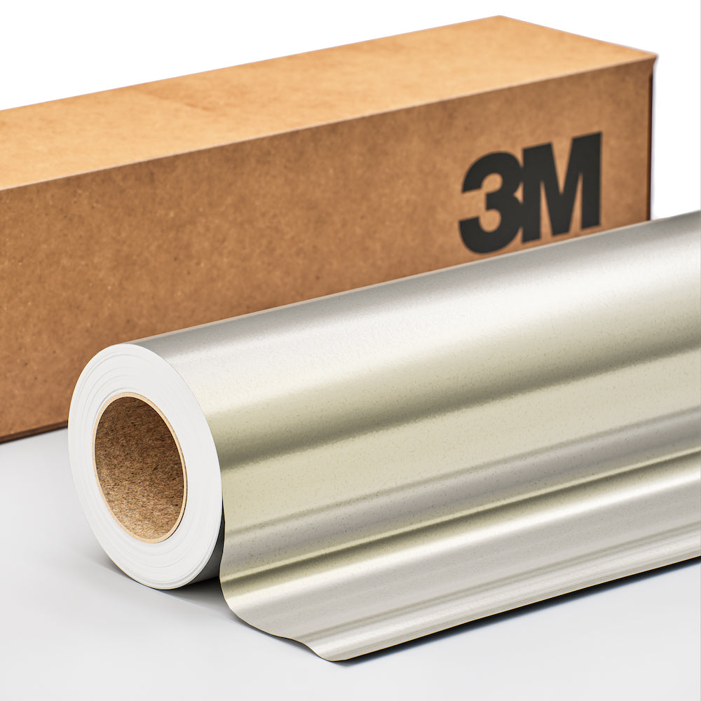 3M™ Wrap Film 2080, Gloss White Gold Sparkle (GP240) – Accent