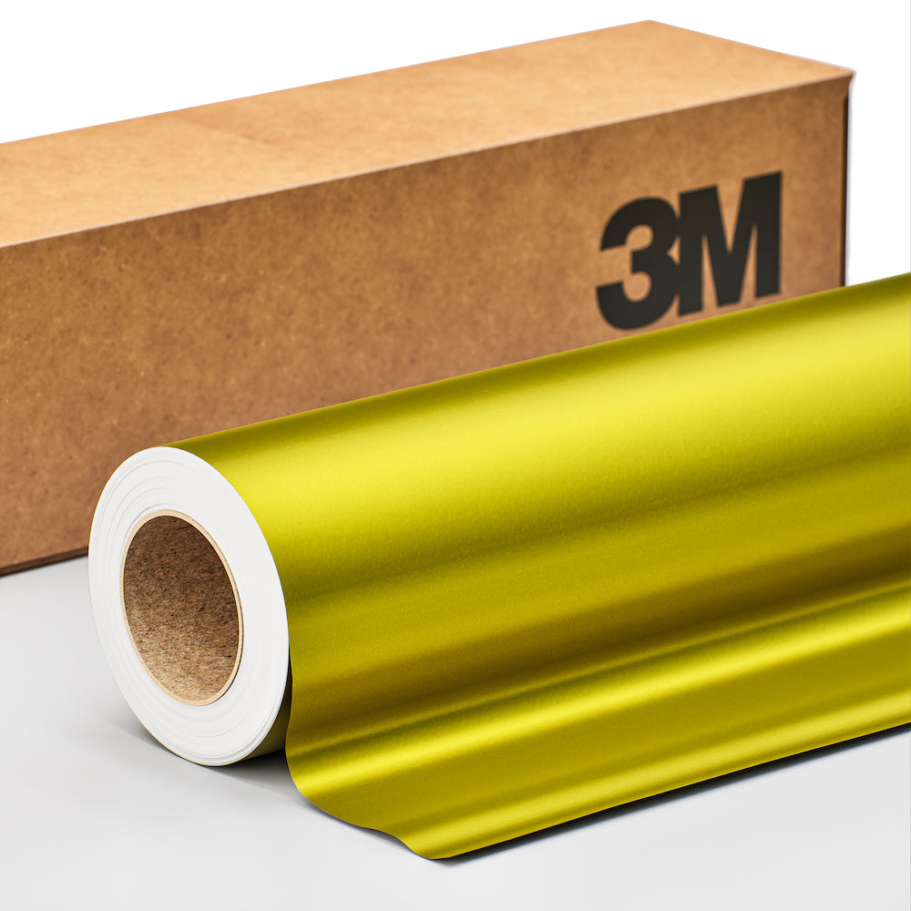 3M™ Wrap Film 2080, Satin Bitter Yellow (S335) – Accent Distributing
