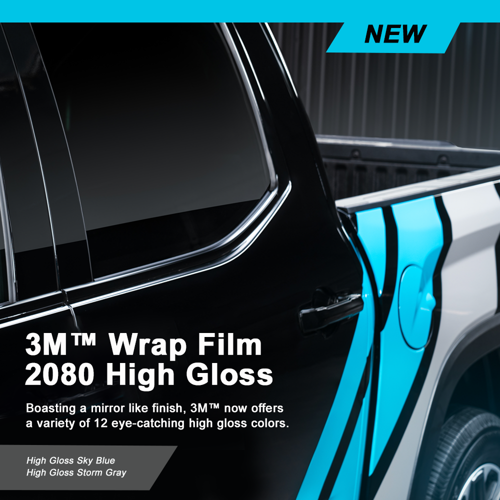 3M Wrap Film 2080 High Gloss, pick up truck