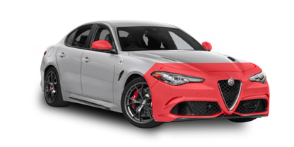 Pre-Cut 3M Paint Protection Film Kit - Partial Vehicle with Bumper