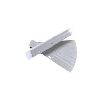 Metal scraper blades.