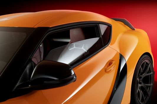 3M Wrap Film 2080, gloss deep orange drivers window