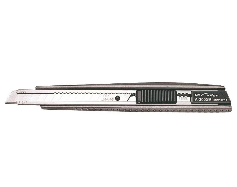 Aluminum knife, black adjuster 